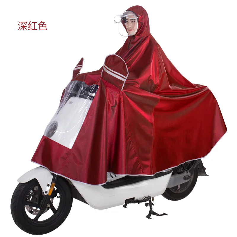 Electric Motorcycle Raincoat Single Person Double Person Men Women Enlarged Thickened Electric Bicycle Adult Riding Raincoat