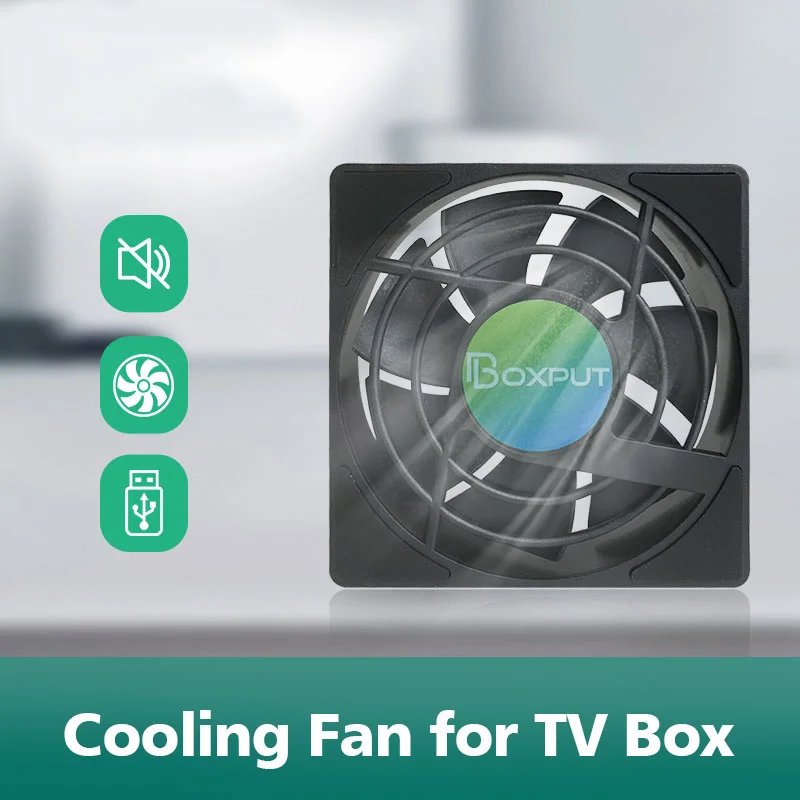 C1 Plus Upgraded USB Cooling Fan for Android TV Box Router Cooler Set Top Box Super Silent Quiet Antivibration Radiator Mini Fan