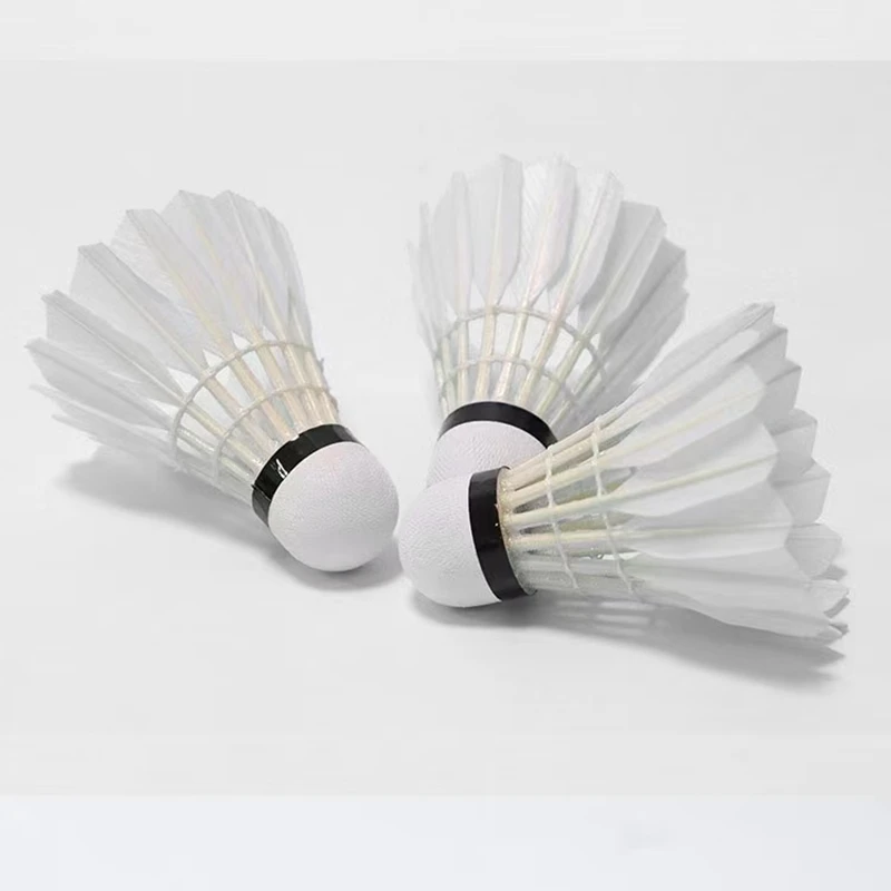 

High Accuracy Original Goose Feather Badminton Shuttlecocks for Training