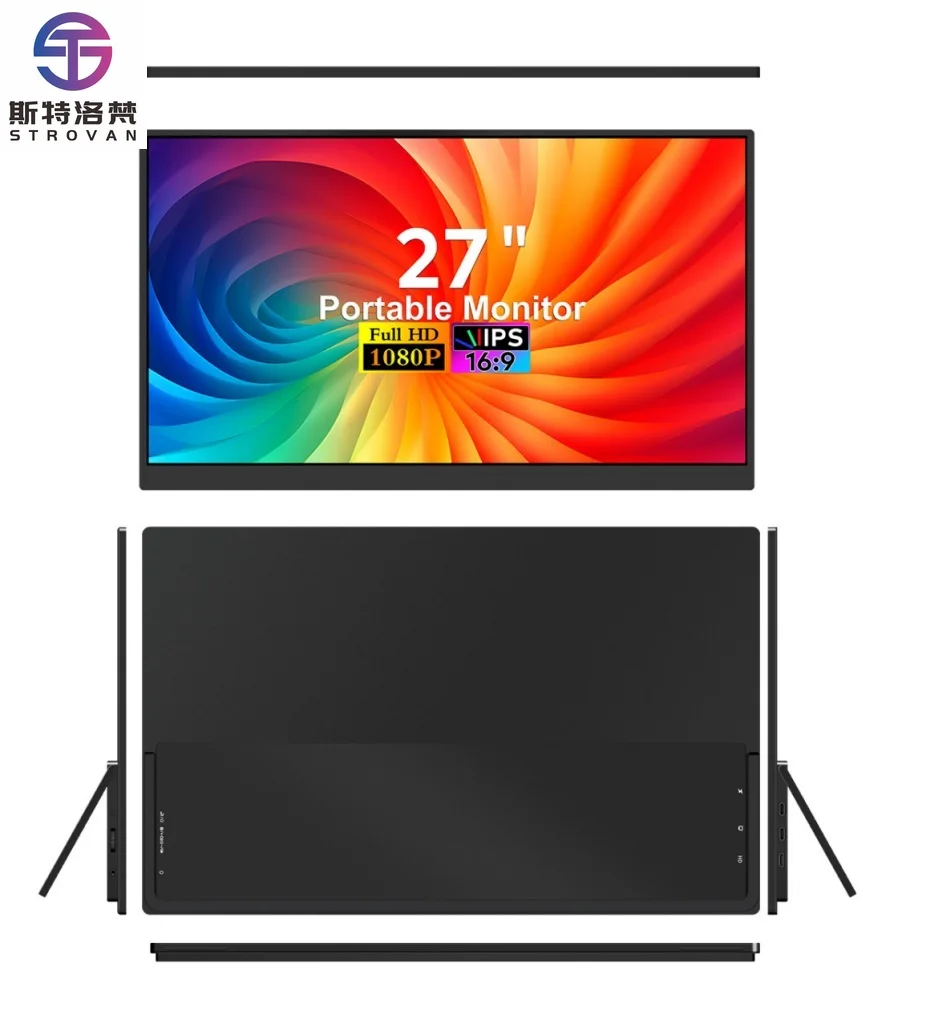 Big Size 27 Inch 2025 New  Display Split Screen Portable  Extender TFT C for Gaming Business for Laptop Mobile