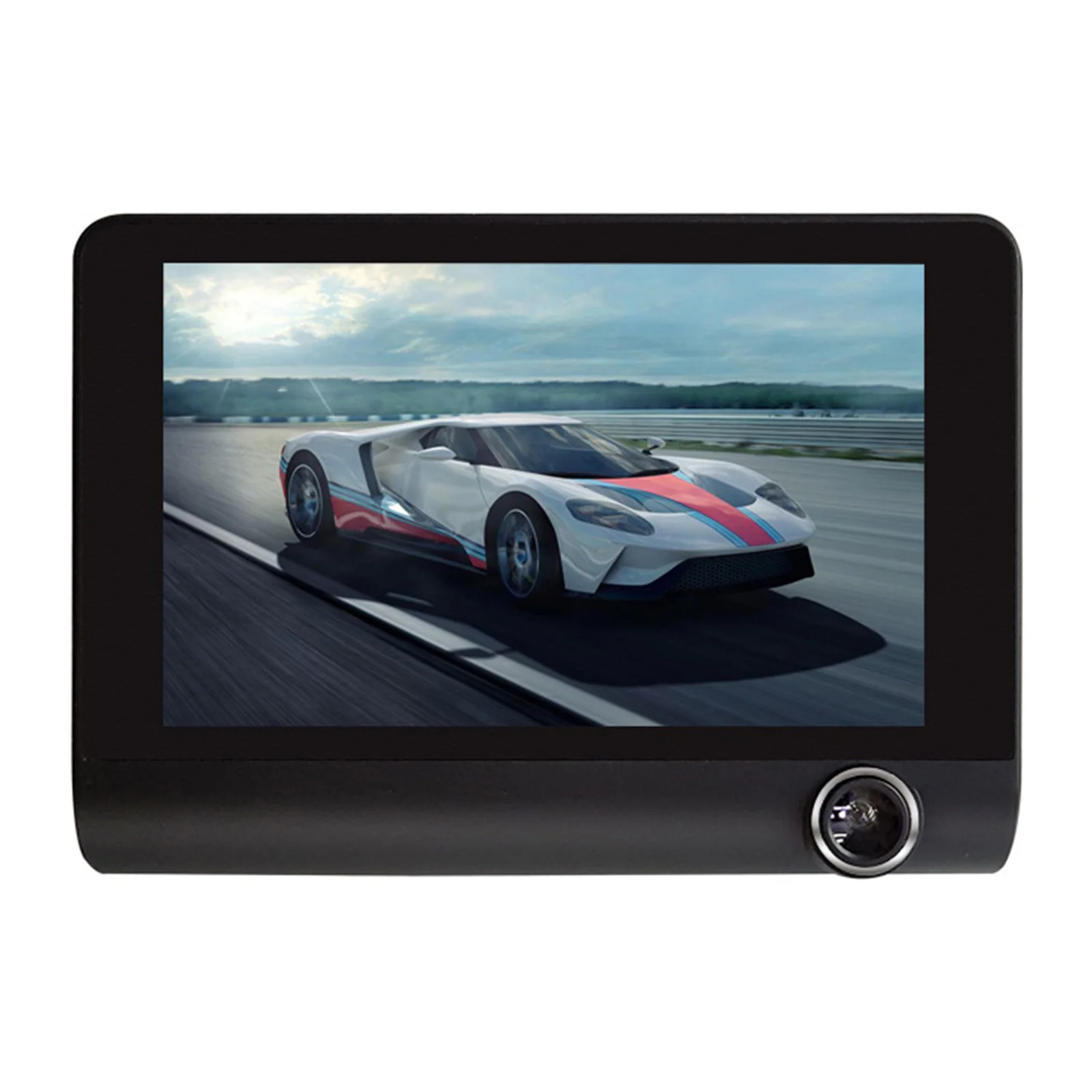 Автомобильный видеорегистратор с выдвижным кронштейном для объектива, автомобильное зарядное устройство, ручной Hd видеорегистратор высокой четкости, видеорегистратор с мониторингом передней и задней панели автомобиля