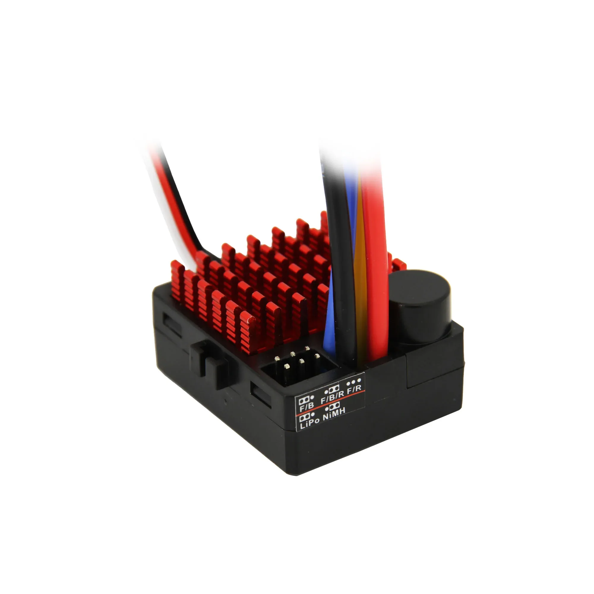 NEEBRC Waterproof 60A Brushed ESC 6V/3A BEC Built-in 3 Modes AJL-6860-RTR 2-3S for RC Car 540/550/750 Motors Boat Tank Model