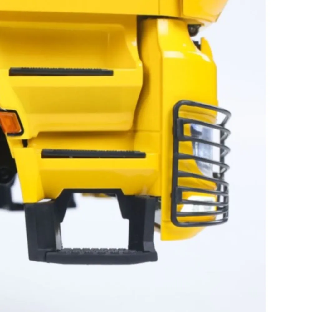 

US Sale RTR 1/14 RC Hydraulic Tipper 6X6 Metal Chassis 2Speed Car Remote Control Dumper Truck NO Lock Light Sound Radio Battery