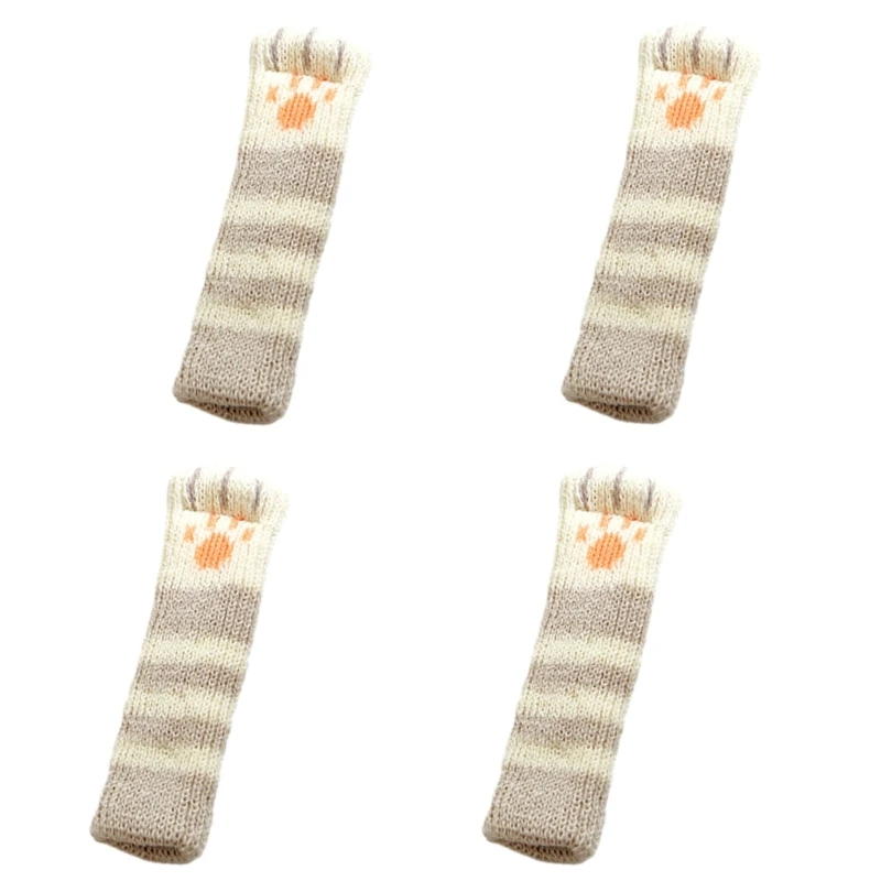 1 Bộ Ghế Chân Tất Dệt Kim Nội Thất Miếng Lót Sàn Đàn Hồi Cao Bảo Vệ 6-17Cm Trang Sức Giọt