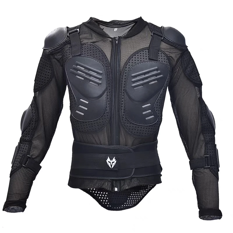 

Off Road Motorcycle Knight Riding Knee And Elbow Protection Summer Equipment Anti Fall Chest Armor Lined with Shockproof Cotton