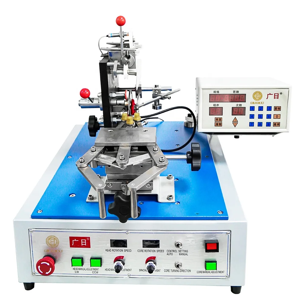 Inductor Toroidal tipo deslizamiento lateral de alta velocidad, máquina de bobinado de bobina de Motor, bobinado de estator automático, M JGC-0966H