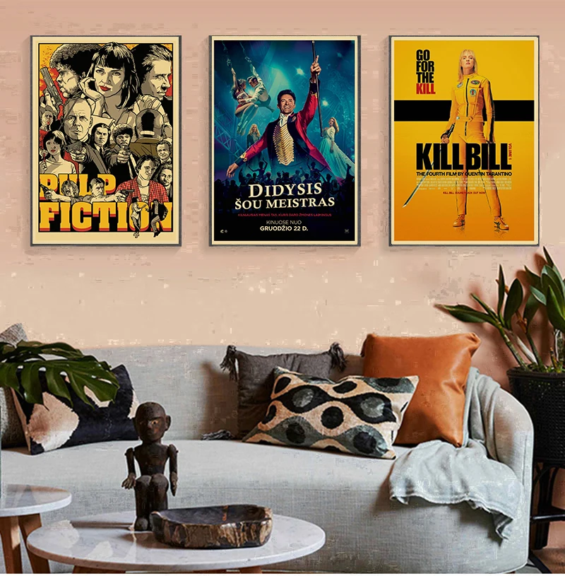 Classic Movie Posters The Office Friends TV Kraft Paper Prints Godfather Vintage Home Room Decor Aesthetic Art Wall Painting