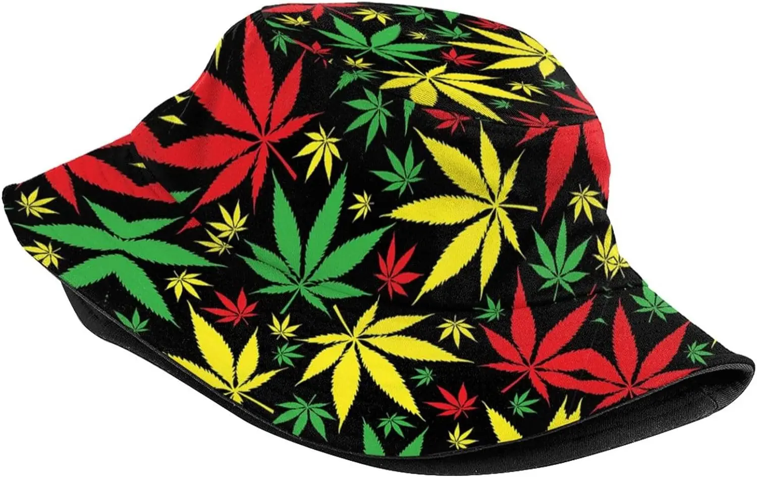 Jamaica Jamaican Flag Bucket Hat Summer Beach Sun Hat Packable Fisherman Cap Travel Hat for Women Men