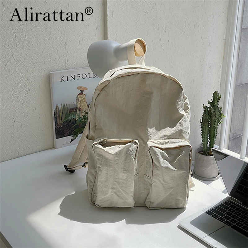 

Alirattan 2022 New Computer Backpack Fashion Schoolgirl Backpack Large Capacity Shoulder Bag Bolsa Feminina