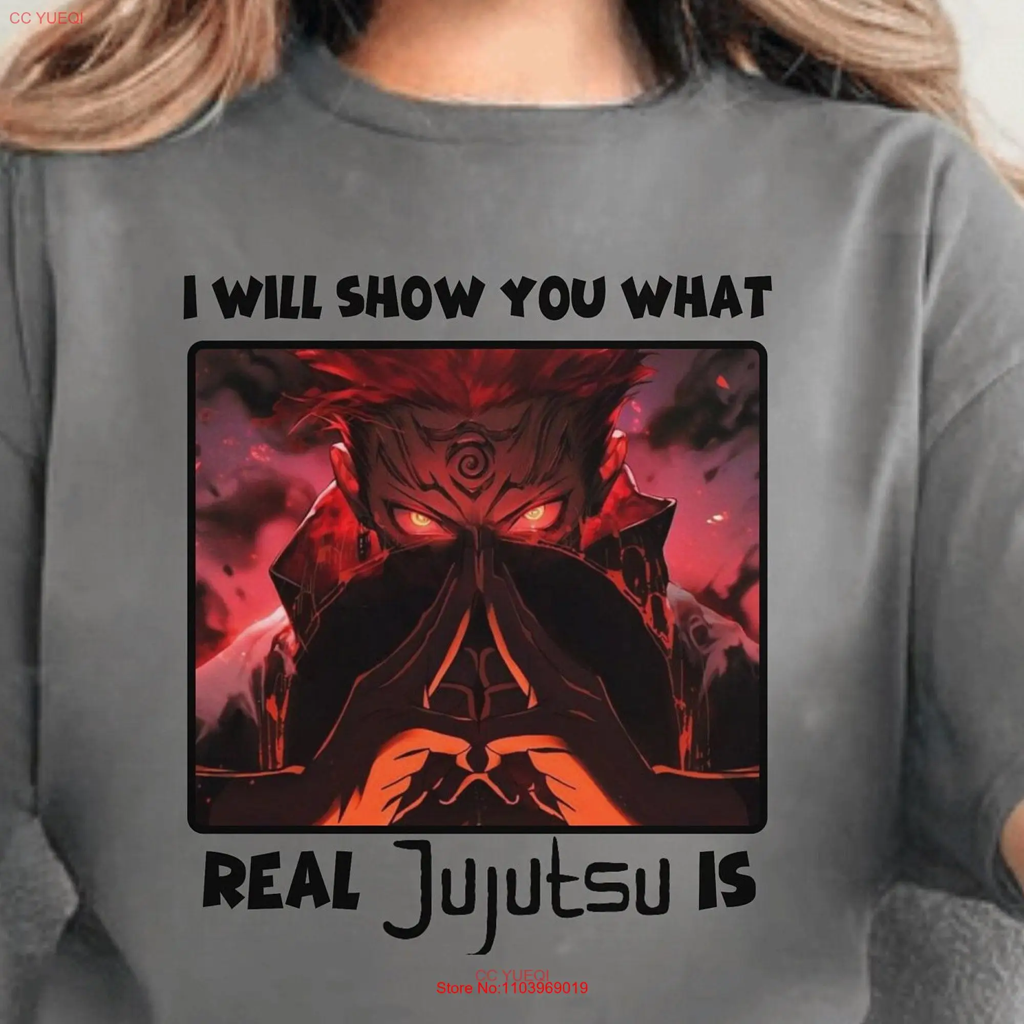 Футболка Sukuna JJK с Аниме Манга итадора махорага смешные цитаты ююютсу влюбленные длинные или Короткие рукава