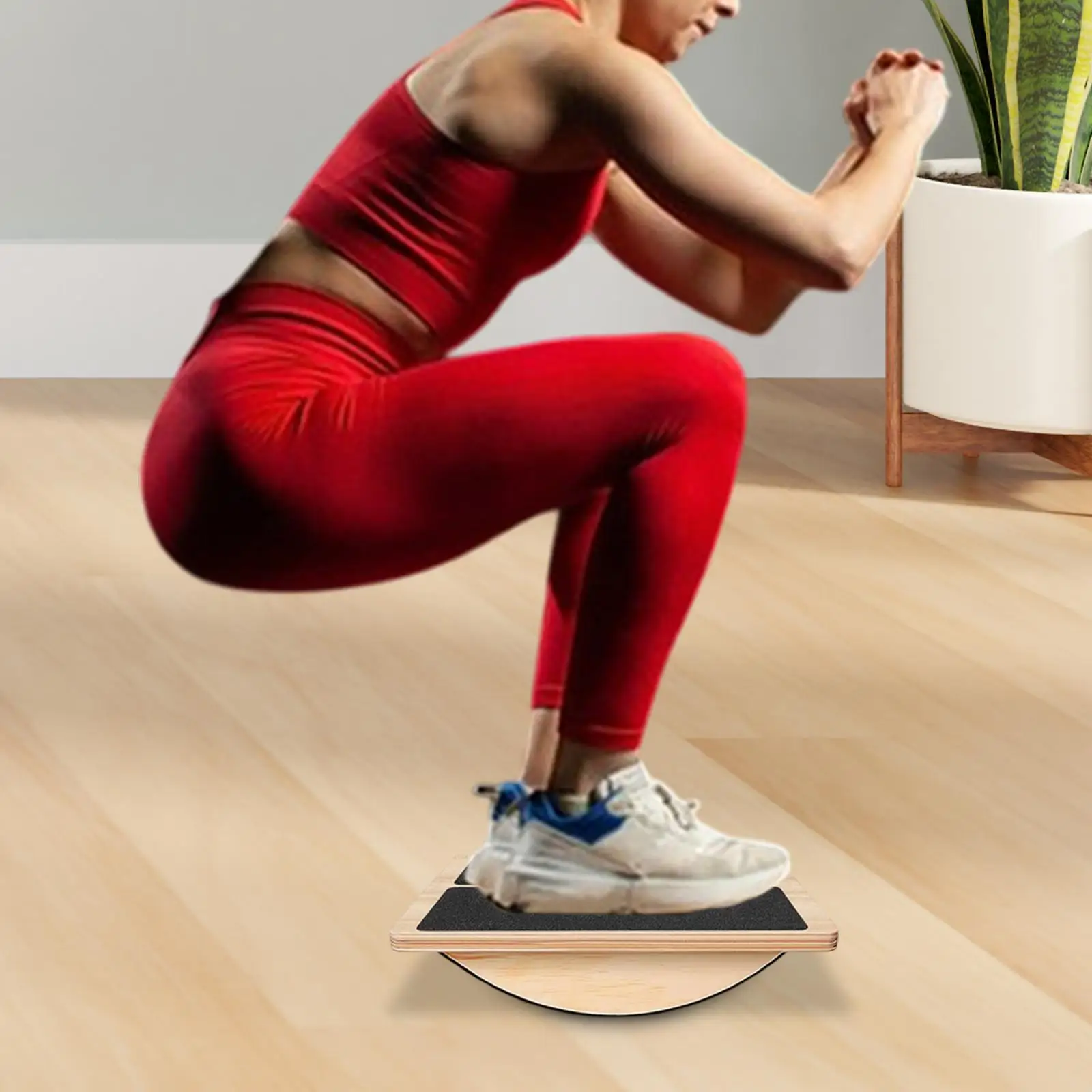 

Slant Board Calf Stretcher Wooden Slant Board for Calf Stretching Versatile Women Men Balance Board for Gym Ankle Foot Exercise