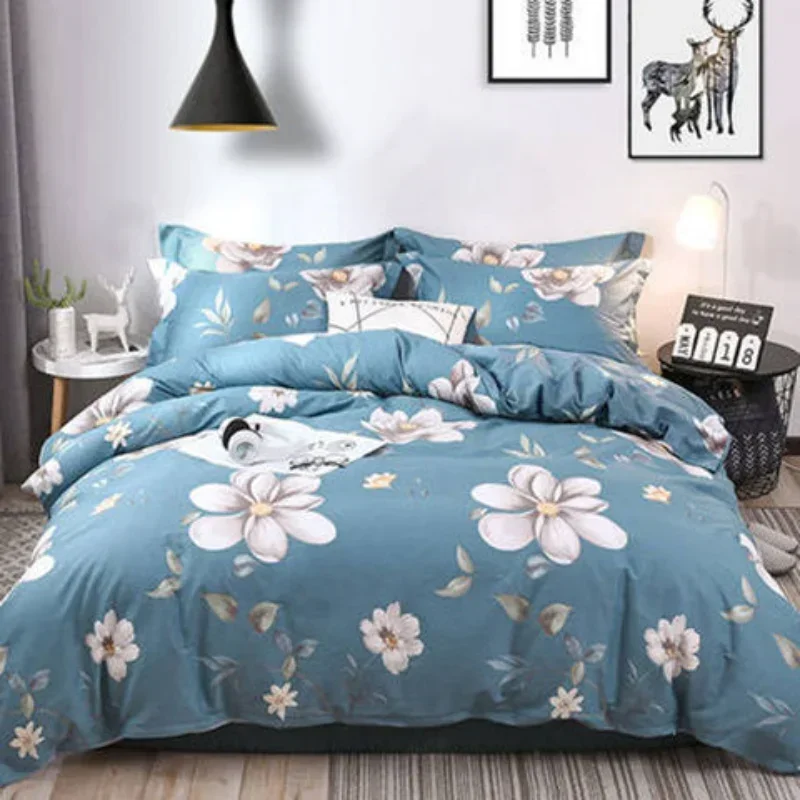 Skin-friendly Doraemon Duvet Cover Beddings Queen Comforter Set Kawaii Double Sided 200x230  No Pillowcase Sheet