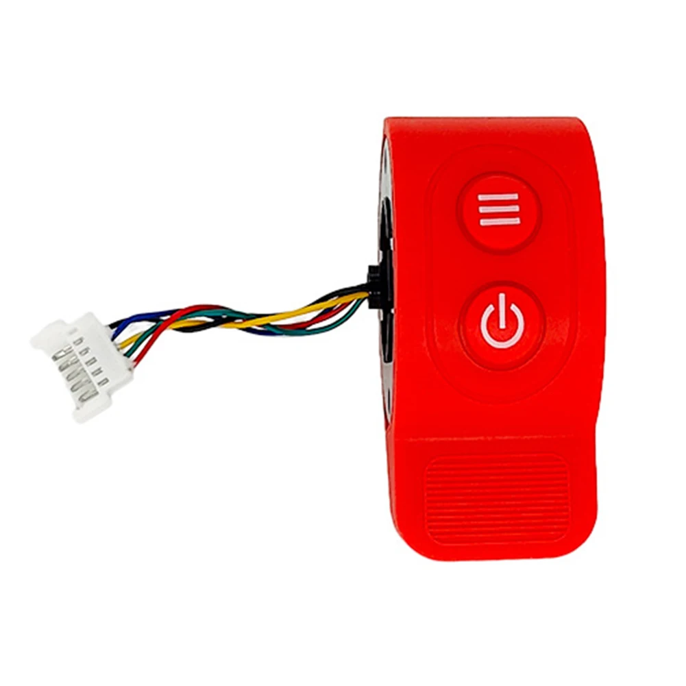 Red Electric Scooter Throttle Long-Term Use Reliable Construction Wear-Resistant Material Easy To Install Hassle-Free Experience