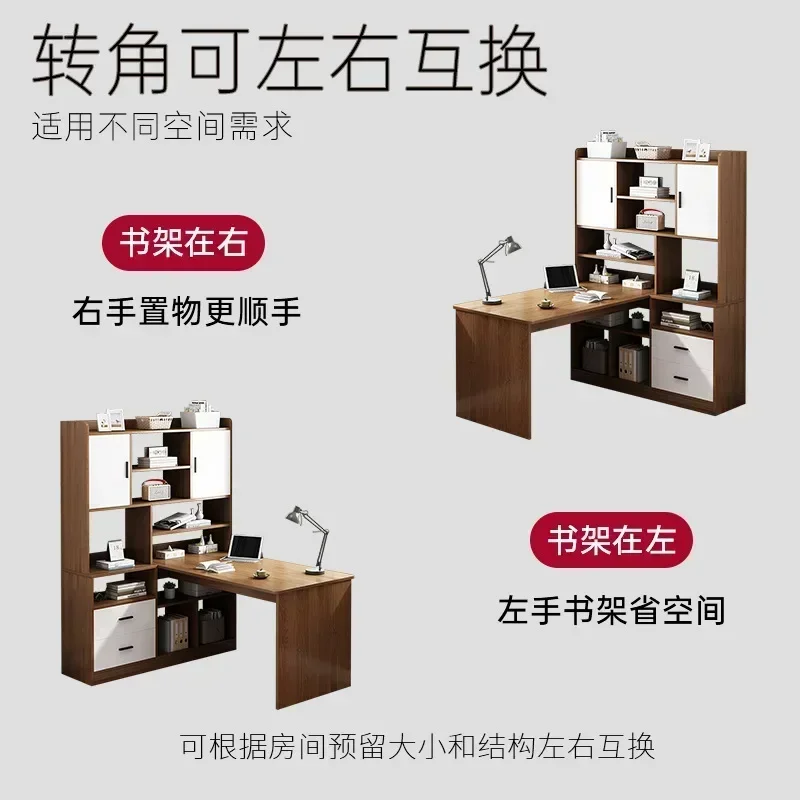 Large Simple Computer Desk Bookshelf Game Table Drawers Laptop Student Study Writing Desk Office Table Mesa Escritorio Furniture