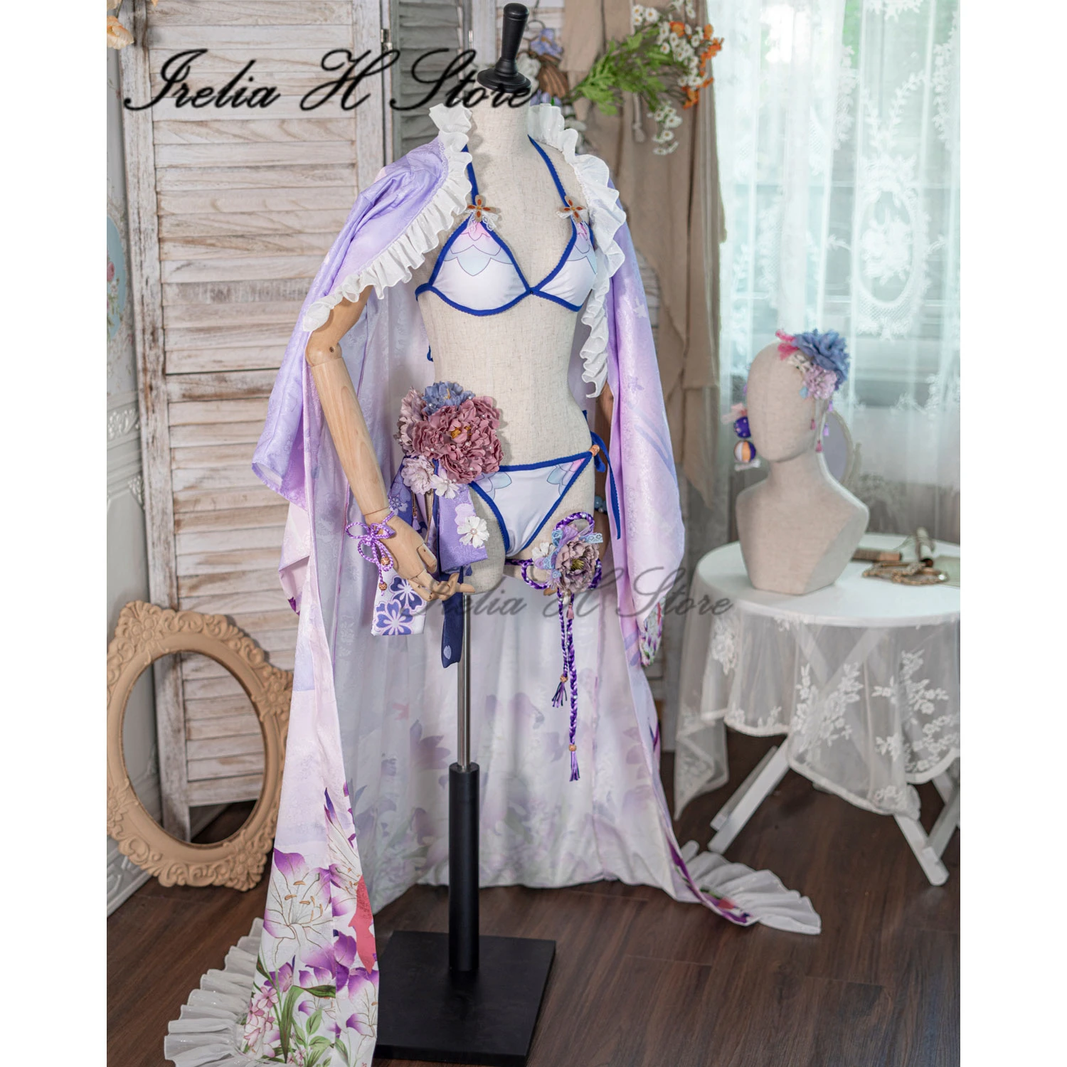 

Irelia H Store Blue Archive Kosaka Wakamo swimsuit Cosplay Costume for women sexy lingeries hot adult summer can custom size