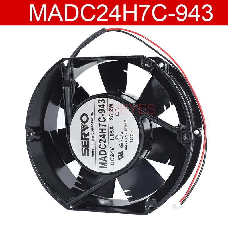 

Original authentic for SERVO MADC24H7C-943 24V 1.05A 25.2W Wei Ken inverter dedicated cooling fan