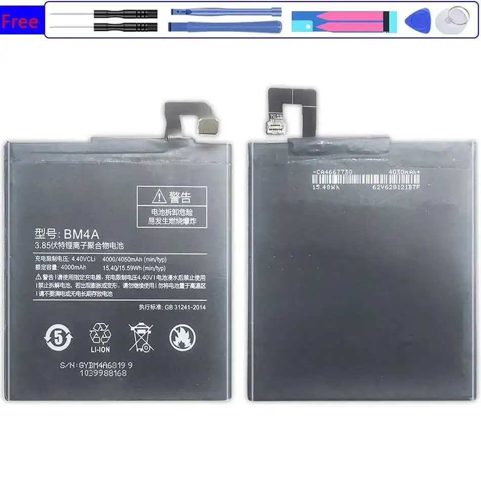 

Mobile Phone Battery For Xiaomi Redmi Pro Premium Replacement BM4A 4000Mah Durable