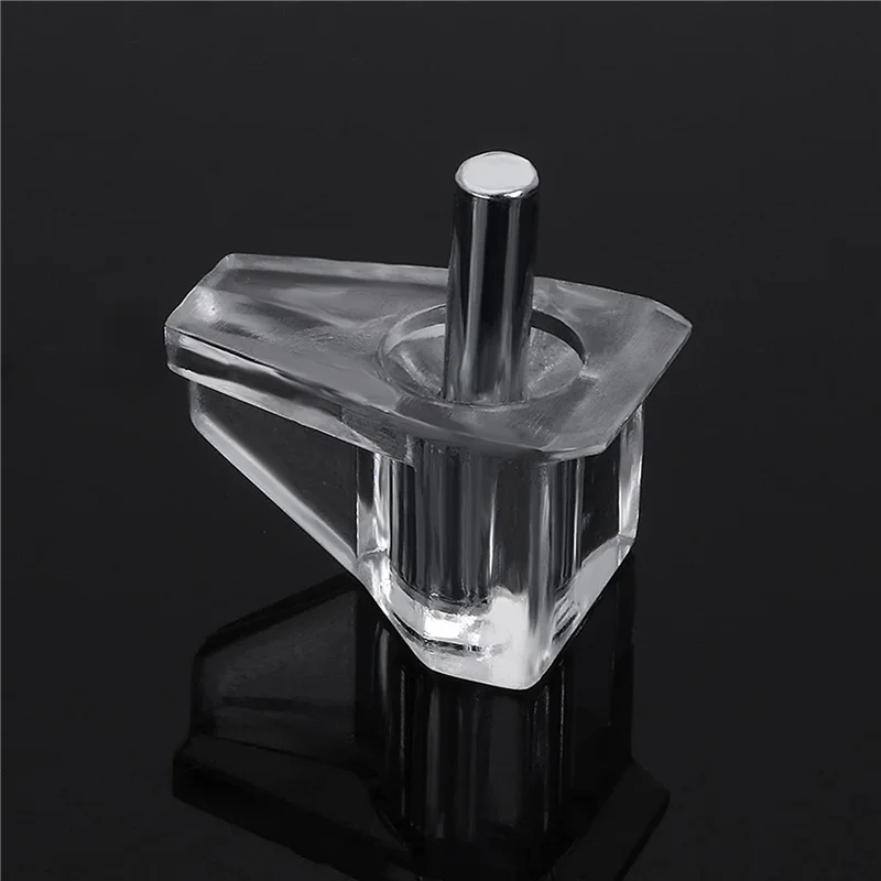 ABJI-60 Pieces 3 Mm Shelf Pins Clear Support Pegs Cabinet Shelf Pegs Clips Shelf Support Holder Pegs For Kitchen Furniture