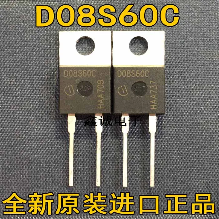 Free shippingIDH08SG60C D08G60C D08S60C TO-220 8A 600V 10pcs