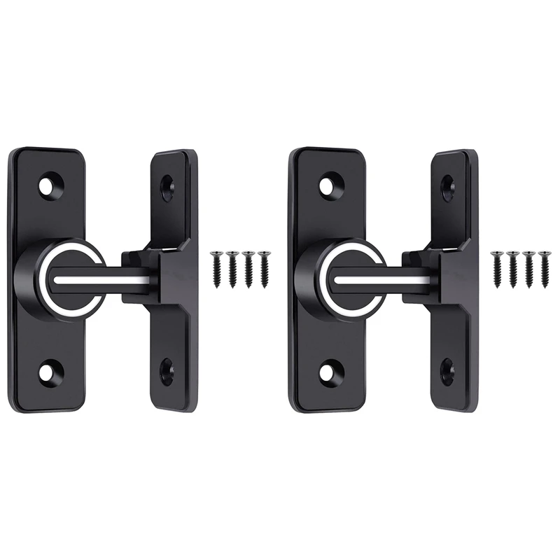 

2X Barn Door Lock,Sliding Barn Door Latch,Luminous 90 Degree Heavy Duty Gate Latch Suitable For Garden,Garage(90 Degree)