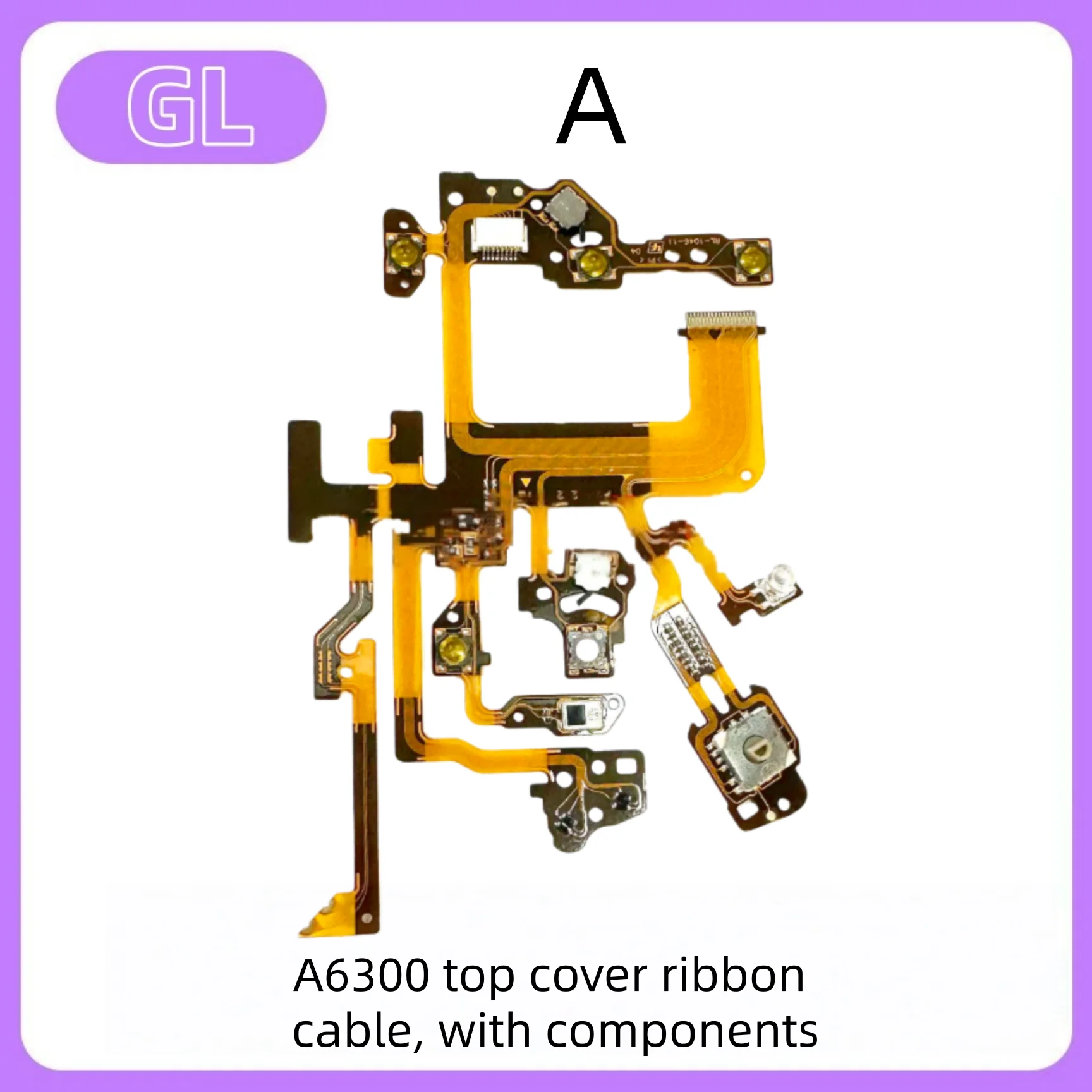 

for Sony cameras A6300, A6400, NEX5R, top cover flex cable, mode dial flex cable, switch flex cable