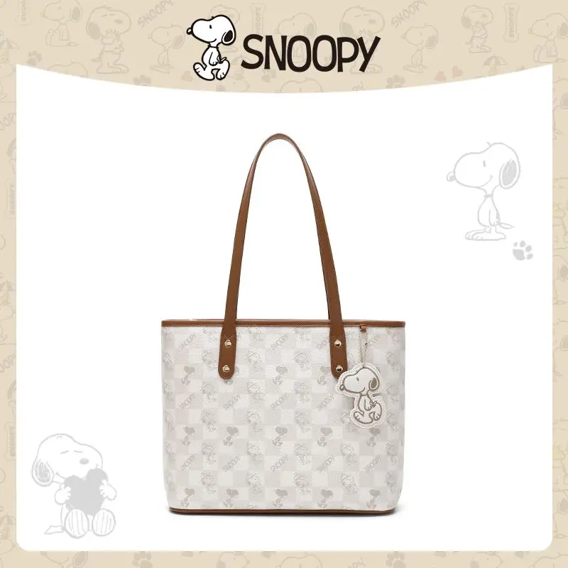 

Симпатичная сумка с изображением Снупи, креативная высококачественная простая женская сумка-тоут, сумка для хранения офисных документов, сумка для ноутбука, подарок