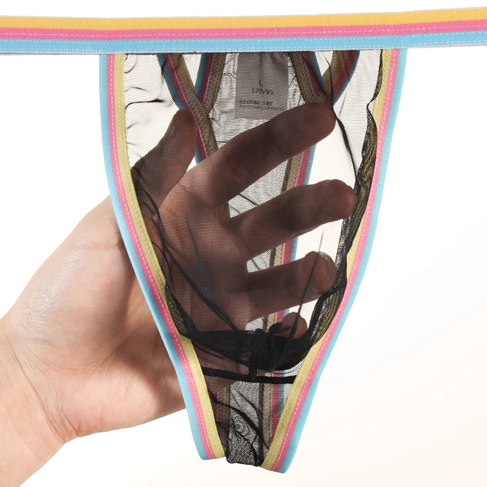 

Men Mesh Mini Briefs Sissy Erotic Sexy Tоy Mens Underwear Sheer Ultra-Thin Sexy Lingerie See Through Low-rise U Convex Thongs