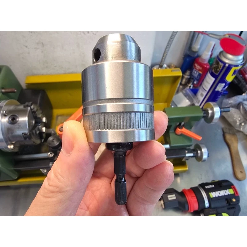 Manufacturer supplied screwdriver imported drill chuck hexagonal conversion drill chuck 1.5-10 mm hexagonal shank drill chuck