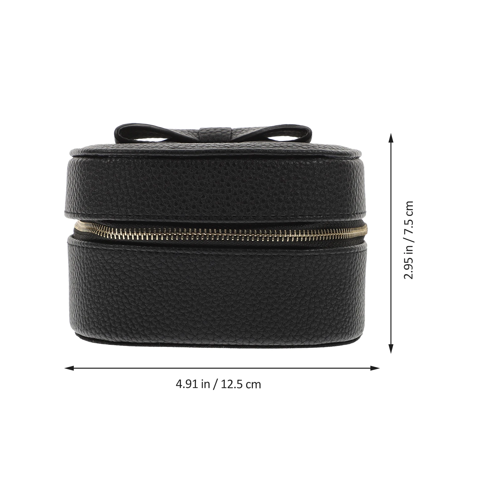 

Small Jewelry Organizer Box With Mirror Travel Earring Necklace Storage Case Lightweight Portable Jewelry Box Gift For