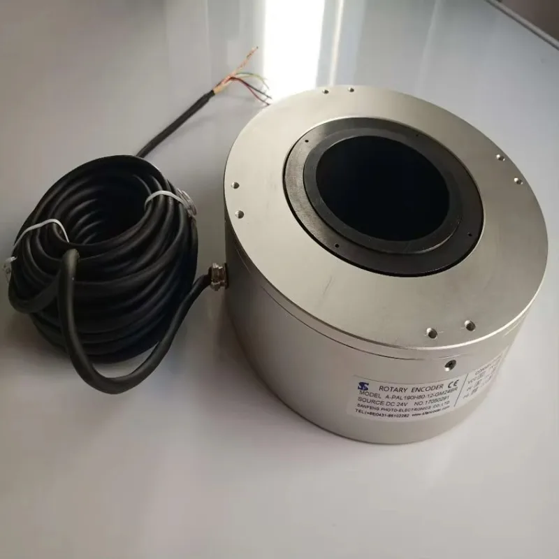 A-PAL190H80-12-GM24BR 80mm Hollow Shaft Absolute Encoder with Coupling Mounting for Industrial Use