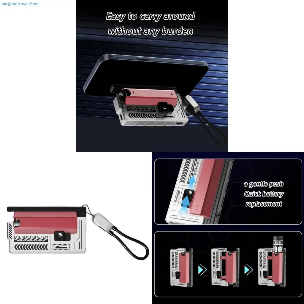 N2UB Lightweight Portable 22.5W 21700 Battery Charging Enclosure Box Storage Chargi