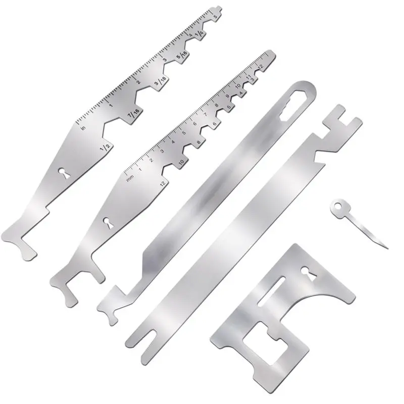 ^Arrival 6Pcs Universal Tool Kit,High Elastic Stainless Steel Repair Tools,Multipurpose Home Tools Set