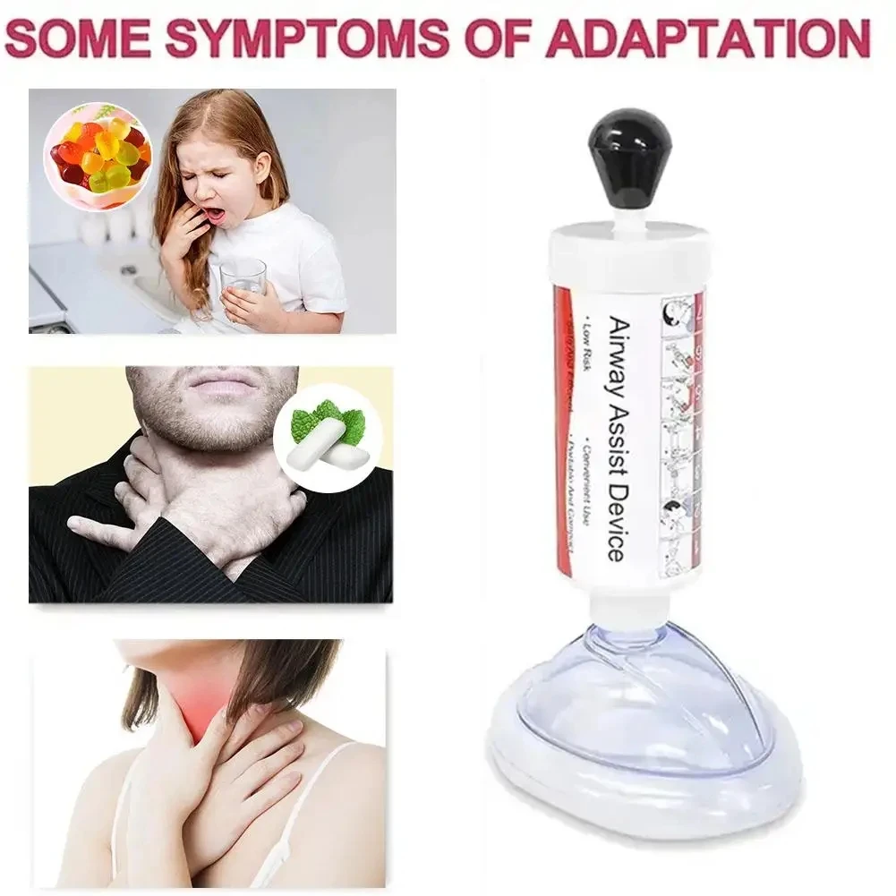 Upgrade Portable Anti Choking Device Choking Emergency Life Saving Suction Vac Anti Choke Device First Aid Kit for Kids Adults