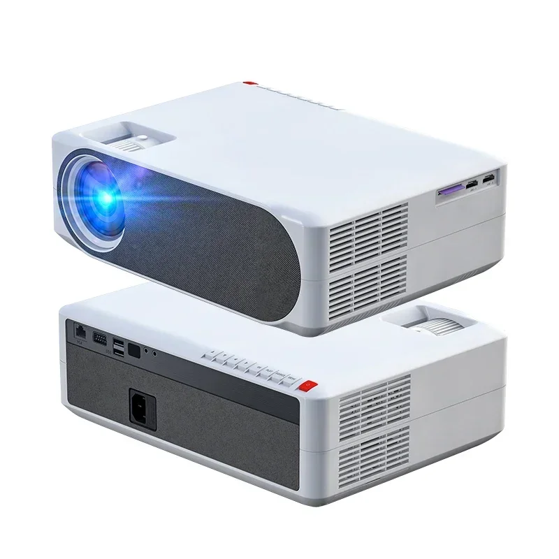 Best 3D Projector 1080P FHD Android WIFI M19 Brightest Beamer Proyector Home Theater LED Movie Video Projectors Overhead For Bus