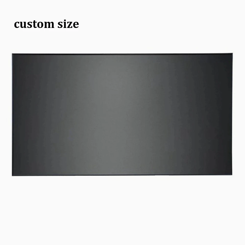 Customized Size Fresnel ALR Projector Screen 9mm Fixed Frame Ambient Light Rejection 4k 3D for UST/Long Throw Laser Projector
