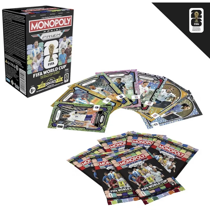 2026 Super Authentic Board Game Set 16 Panini Soccer Trading Cards Cracked Ice Family Night Collectible Gift For Fans In Stock