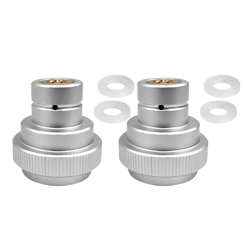 

Pack of 2 Effervescent Water Machine Accessories CO2 Adapter Water Aarbonator Metal Material for DUO Art TR21-4 20CC