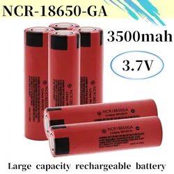 2024 NCR 18650GA high discharge 3.7V 3500mAh 18650 large capacity rechargeable battery flashlight flat top lithium battery