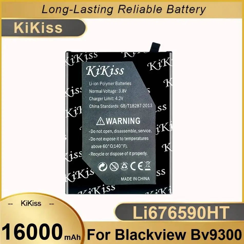 

Долговечный аккумулятор высокой емкости 16000 мАч BV9300 Li676590ht для мобильного телефона Blackview