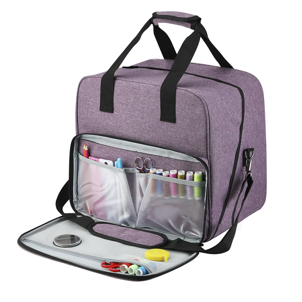 

Large Capacity Sewing Machine Accessories Tote Portable Thread Yarn Storage Sewing Machine Bag Travel Home Organizer Bag
