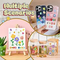 12Sheets/20Sheets/40Sheets Self-Adhesive Vinyl Small Ransom Letter Stickers for Journaling Junk Journal Laptop Water Bottles DIY 6
