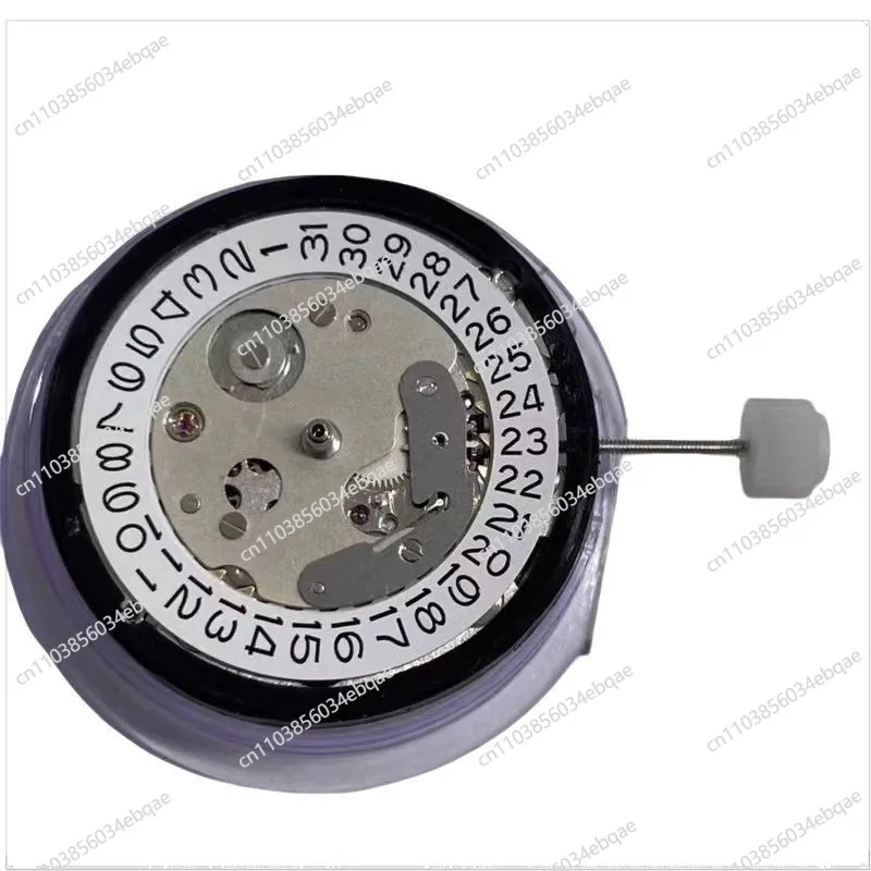 For NH35 Movement, 3 Point White Calendar Single Calendar Automatic Mechanical Movement NH35A Movement