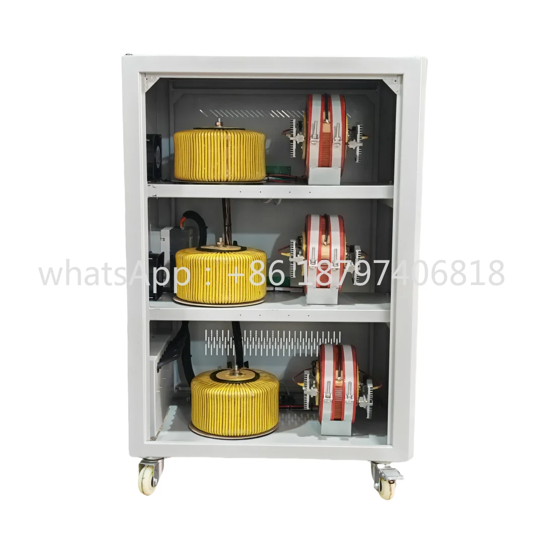 120kva 380v automatic voltage regulator voltage stabilizer three phase servo motor voltage stabilizer