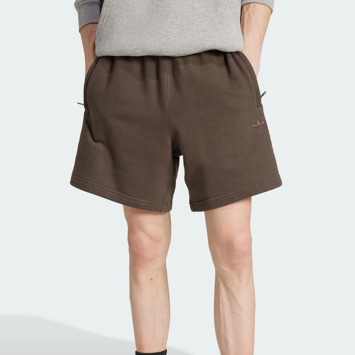 

Adidas genuine clover men's retro loose knit breathable shorts JD3326