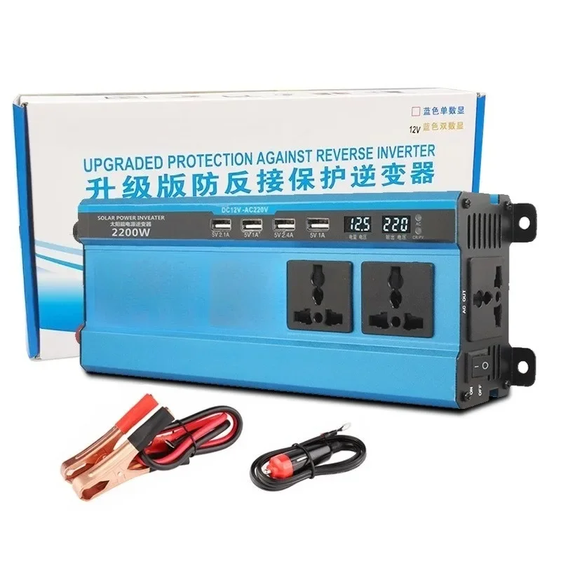 500W 1600W 3000W Car Power Inverter DC12V 24V 48V To AC220V Household Voltage Converter