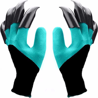 Gardening Gloves with Claws Breathable Waterproof Working Digging Planting Sting-Resistant Non-slip Protective Latex Gloves