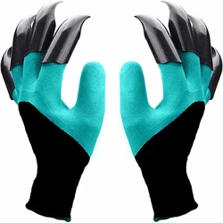 Gardening Gloves with Claws Breathable Waterproof Working Digging Planting Sting-Resistant Non-slip Protective Latex Gloves