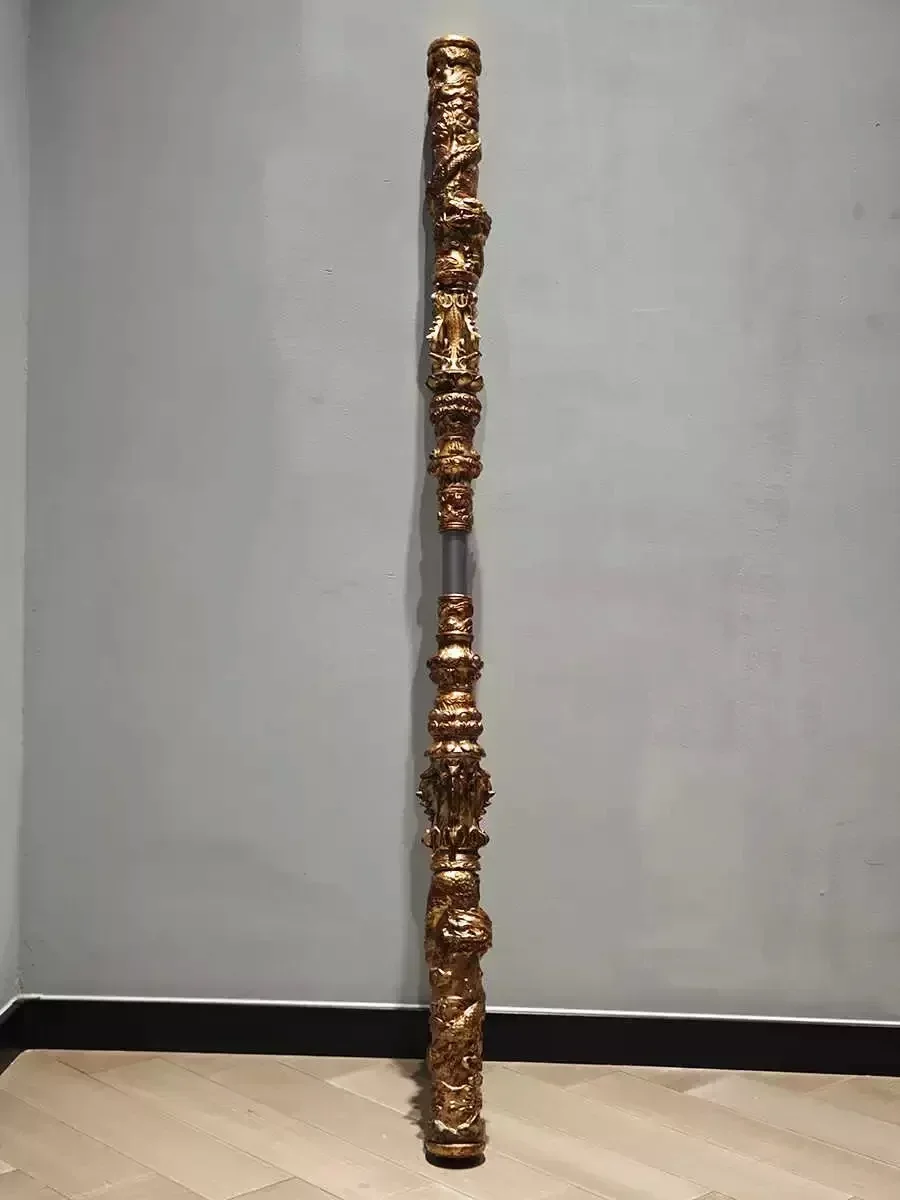 Mito Wukong Gold Hoop medio arma de metal modelo 1:1 juguete sólido escalable