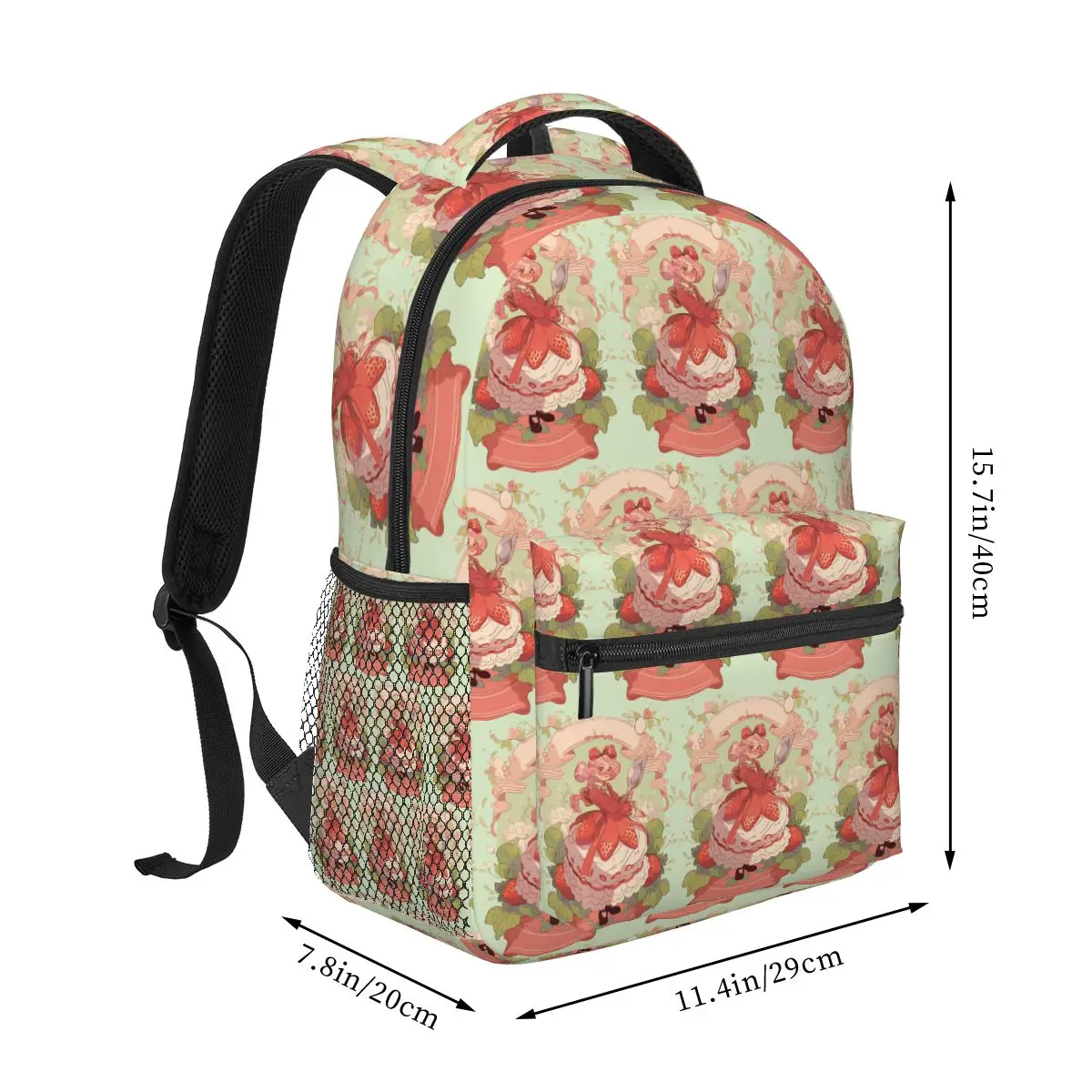 Goddess Of Desserts 000016 Backpack Student Boys Girls BookBag Kids School Bag Laptop Shoulder Bags for Men Women