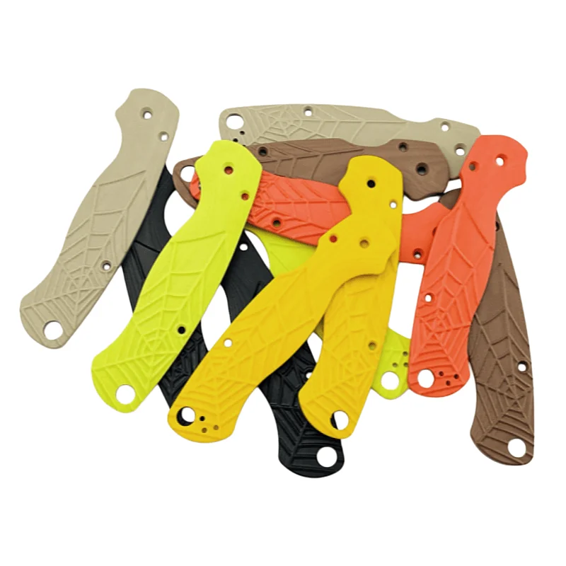 G10 Handle Scales for Spyderco C81 PM2 – Lotus Design, CNC Machined, Custom Mod